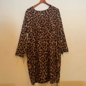 SHEIN Curve Cheetah Dress 3XL